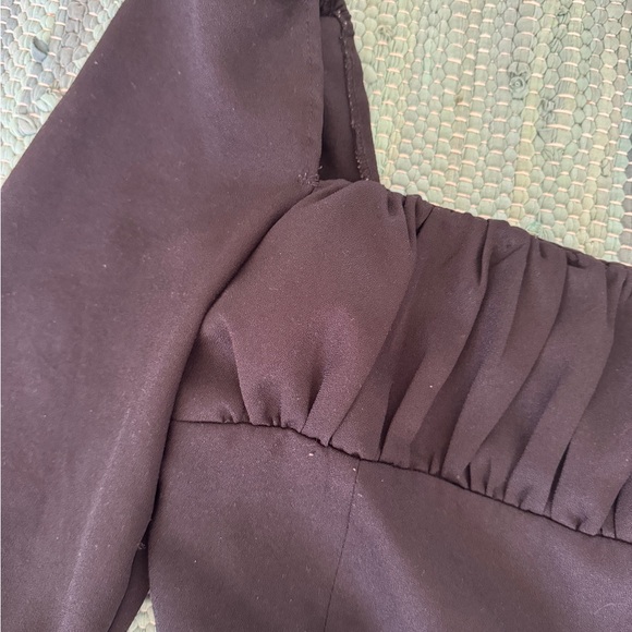 US4 Ariah Long Sleeve Top Black Princess Polly - Picture 6 of 8